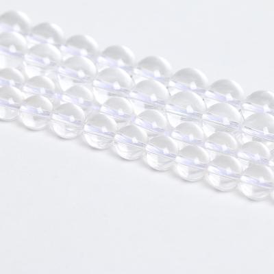 China Wholesale Natural Gemstone Crystal Loose Beads Clear Quartz Beads forJewelry Making for sale