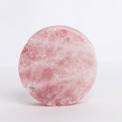 China China Manufacturers Wholesale Crystals Rose Quartz Core Of Rough Stone Bracelet Healing for sale