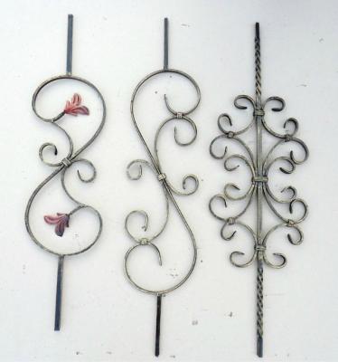 China Ornamental Wrought Iron Doors Wrought Iron Bars For Windows And Fence for sale