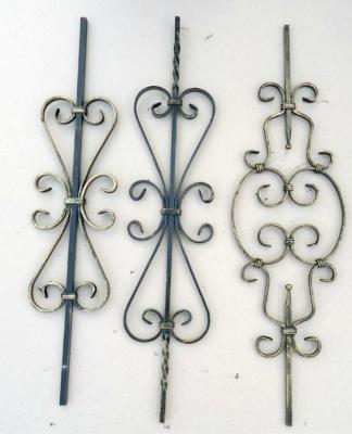 China Steel decoration painted wrought iron bars for windows for sale