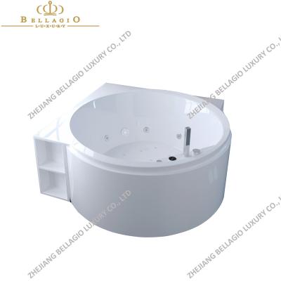 China 2021 BELLAGIO LUXURY new three side skirt whirlpool spa, corner bathtub, spa pool for sale