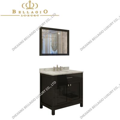 China 2019 modern new modern 36 inch bathroom vanity, floor standing cabinet, painting furniture for sale