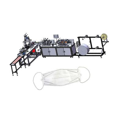 China Mask making KF94 type fish type mask machine fish type and willow one type tow a mask machine kf94 mask machine for sale