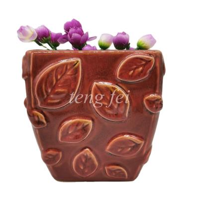 China Nordic Europe Garden Desktop Decoration Style Planter Pot Ceramic Flower Pot For Succulent Plant for sale