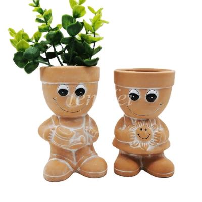 China CLASSIC Custom Animal Shaped Ceramic Succulent Plant Ceramic Flower Pot Set for sale