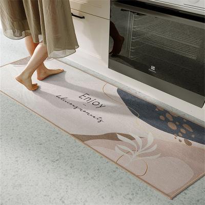 China Custom Door Mats Non Slip Kitchen Mat 40x60cm Small Washable Bath Floor Mat 60x120cm Nordic Washable Mat for sale