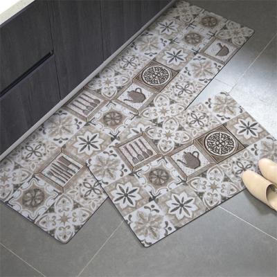 China Washable Malaysia Market Indonesia Floor Cover Luxury Mat Custom Design Anti Fatigue Mat Kitchen Mat for sale