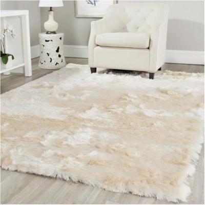 China Hot Selling Eco-friendly.anti-slip.water-proof polyester rug Thick Amazon with 300d 1200d sala sala Alfombra carpete teppich silk shaggy rugs for sale