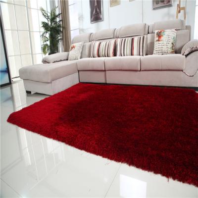 China Eco-friendly.anti-slip.water-proof Whosale high quality long pile polyester blankets and rugs shaggy online factory Tianjin sala alfombra for sale