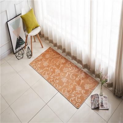 China Eco-friendly.anti-slip.water-proof embossed colorful mink flannel rug mink rugs and blankets for Malaysia embossed printed rug door mat factory price for sale