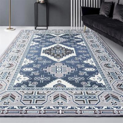 China New Design Washable Factory Hot Selling China Custom Printed Classic Design Crystal Velvet Bedroom Carpets And Persian Blankets for sale