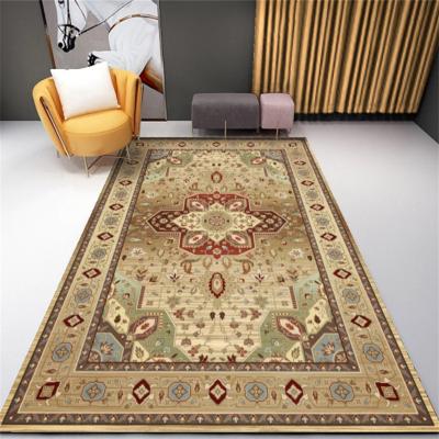 China Washable Modern Minimalist Geometric Pattern Printed Bedside Rugs Simple Mat Living Room Carpet Light Luxury Rug Covers for sale