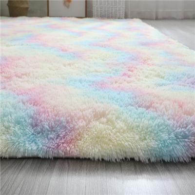 China Factory Wholesale Luxury Link Carpet Tianjin Washable Death Round Factory Living Room Modern 80x150cm Soft Fluffy Rugs And Blankets for sale