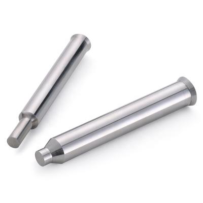 China Stamping Die Customized Cemented Carbide Mold Ejector Pin With Welding Steel Mold Shank for sale