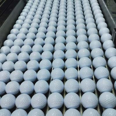 China Gift Selling 2 Piece White Cheap Gift Practice Range Golf Ball for sale