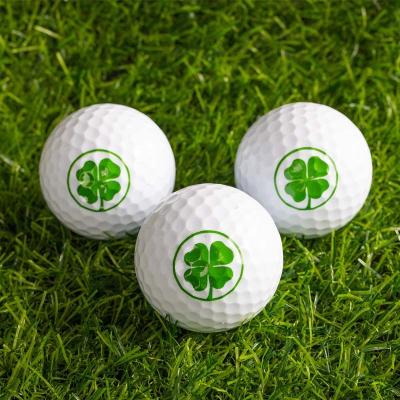 China Rubber + Surlyn Customized Golf Ball 2 Piece Golf Ball Branded Golf Balls Empty Golf Ball for sale