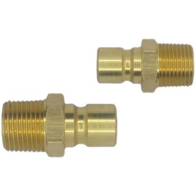 China Plastic CNC AISI Injection Mold Peek-Tite Standard Parts Brass Male Plug Thru 1/8 NPT Copper Nozzle Joint J-P251 252 253 for sale