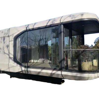 China Light Steel Prefab House Portable Prefabricated Luxury Space Capsule Container for sale