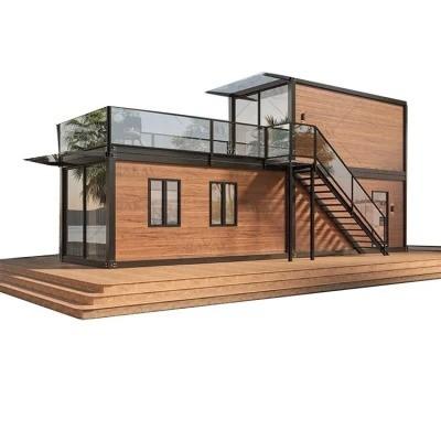 China Luxus-Bürogebäude Recycelbares Prefab Containerhaus für Familien zu verkaufen