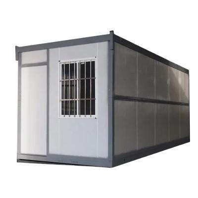 China Fat Pack Container House Een draagbare en luxe oplossing met stalen frame Te koop