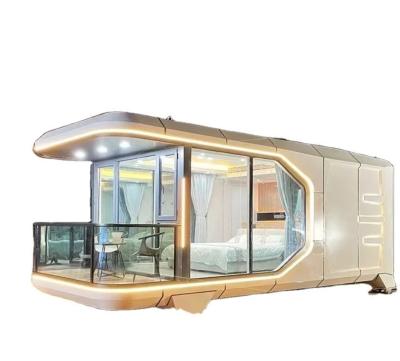 China Customized Color Prefab Cabin Space Capsule House for Luxury Camping Adventure for sale