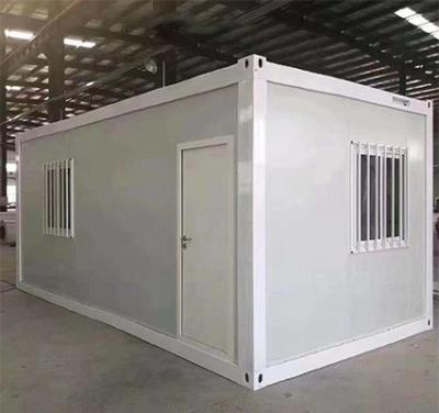 China Container de armazém de aço Booth Casa pequena com janela deslizante de PVC em design portátil à venda