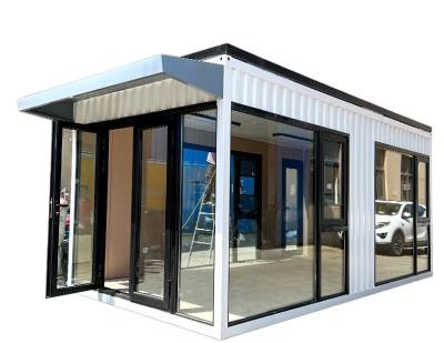 China Steel Structure Modular 40FT Flat Pack Shipping Container Villa House for End Buyers for sale