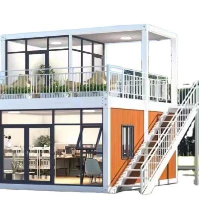 China Modern Flat Container House Portátil Desmontável Para Celebridades de Internet de Luxo à venda