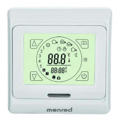 China Modern Digital Weekly Programmable Room Touch Screen Room Heating Nest Thermostat for sale