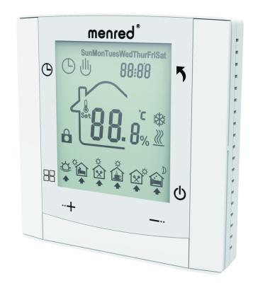 China Menred LS7...Low Consumption Floor Heating HVAC Weekly Programming 3A Room Thermostat for sale