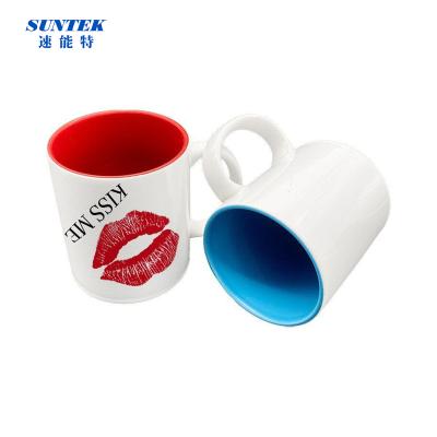 China Stocked Empty Sublimation Coffee Mug Free Sample Mugs Ceramic Sublimation for sale