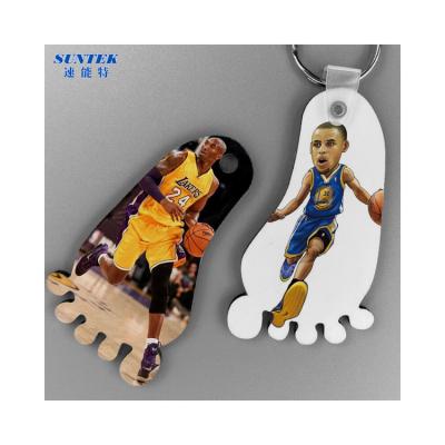 China Cheap hot sale good quality sublimation frame customized sublimation mute keychain for sale