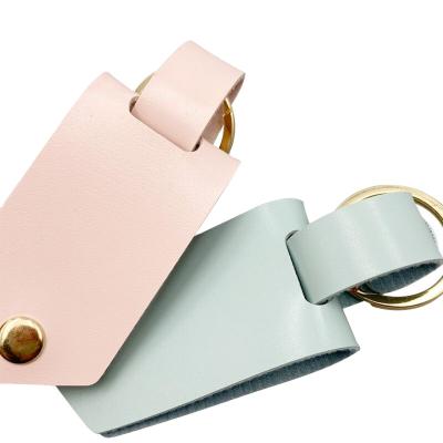 China Best Sublimation Price Top Quality PU Customized Sublimation Mute Key Chain for sale