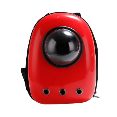 China Viable Pet Backpack Outside Bag Portable Pet Cat Carrier Bag Capsule Space Backpack Breathable Cat Bag for sale