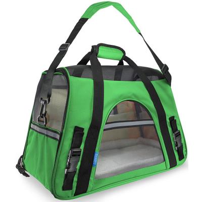 China Hot Sale Outdoor Transparent Dog Carrier Large One Shoulder Backpack Pet Stored Handbags for sale