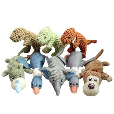 China Personalized Small Shape Toy Plush Toy Voice Animal Grinding Teeth Cleaning Wear-Resistant Teeth Pet Toys for sale