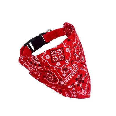 China Viable Adjustable Scarfs Dog Collar Pet Collar PrintingTriangle Scarves Dog Collar Bandanas For Cat Dog for sale