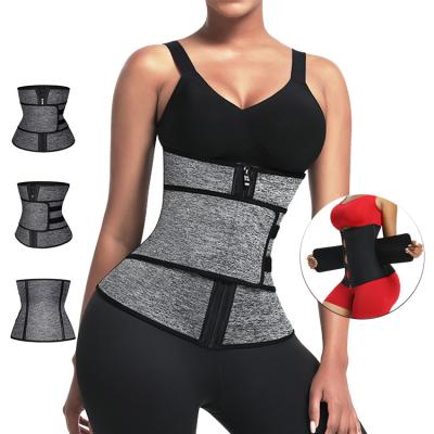 China Custom Logo 6 Bone Women Workout Tummy Control Steel Waist Trimmer Custom Waistdear Sauna Sauna Waist Trainer for sale