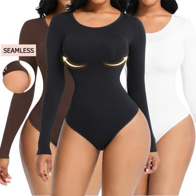 China Antibacterial Wholesale Body Shaper Women Tummy Control Waistdear Seamless Bodysuit Jumpsuit for sale