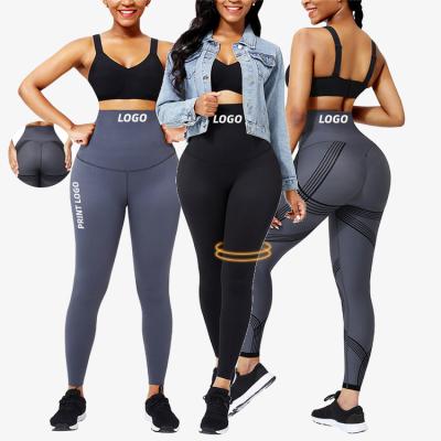 China Antibacterial Waistdear Hip Enhancer 3D Printed Yoga Pants High Waisted Sports Gaiters Women Fitness Wear for sale