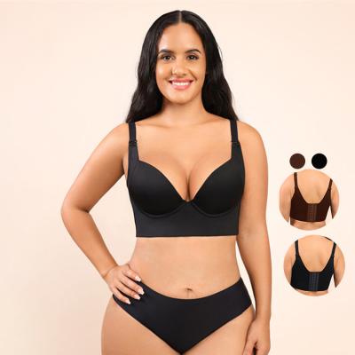 China Antibacterial Waistdear Slimming Private Label Adjustable Shapewear Women Seamless Bra for sale