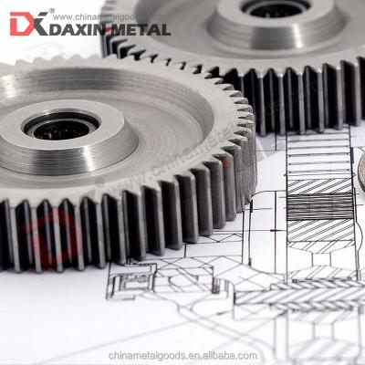 China Custom forged carbon steel steel cylindrical gear and large module spur gear for sale