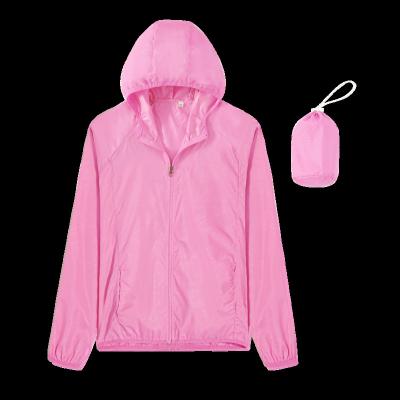 China Newest Fashion Long Sleeves Sun Protection Foldable Hooded Light Weight Breathable Quick Drying Long Sleeves Anti-UV Clothing for sale