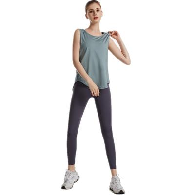 China Latest Sports QUICK DRY Suit Workout Yoga Women Ladies Beach Tank Tops New Design Tank Tops Custom Womens Tops for sale