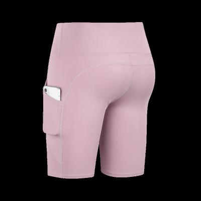 China Custom Breathable Logo Breathable Seamless Butt Lift Workout Shorts High Waist Yoga Shorts Butt Lift Leggings for sale