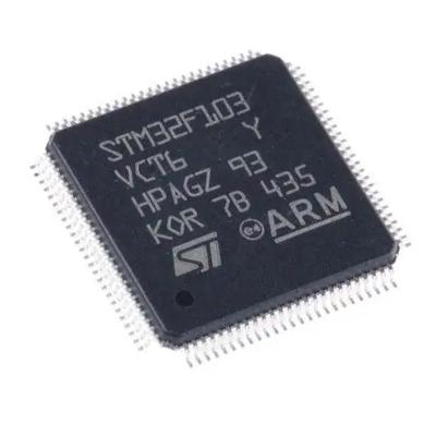 China St STM32F103VCT6 Microcontroller Image Microcontrol LQFP100 STM32F103 IC Chip Electronic Components LQFP-100 STM32F103VCT6 48KB for sale