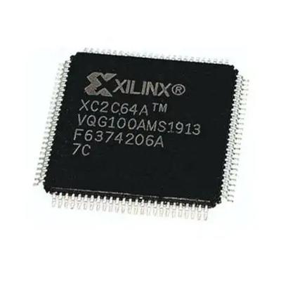 China New and original Xilinx IC standard programmable electronic component logic device XC2C64A-7VQG100C XC2C64A-7VQG100C LQFP-100 for sale