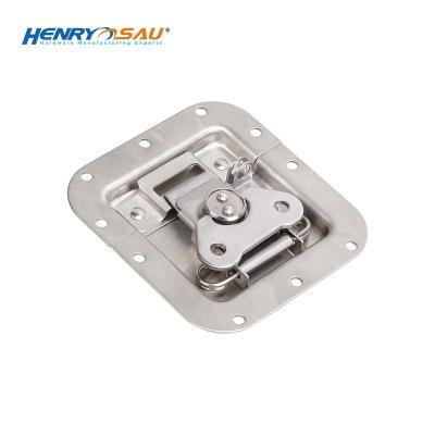 China Heavy Duty Theft Case Theft Case Hardware Suppliers Road Butterfly Torsion Spring Recessed Latch for sale