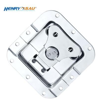 China Flight Case OEM Case Butterfly Locks Iron Metal Buckle Cases Butterfly Latch Turn Latch Accessory Lock for sale