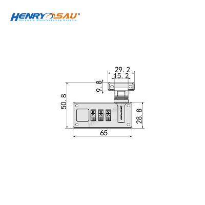 China Flight Case / Aluminum Briefcase Flightcase Case / Audio Equipment Case / Stage Performance Case Parts Luggage Combination Lock Locks Type For Handbag Case for sale